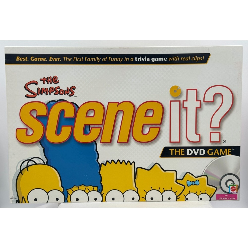 The Simpsons Scene It? The DVD Game Board Game - Complete